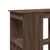 Produktbild 7 för Barbord med hyllor brun ek 90x47,5x103,5 cm konstruerat trä