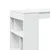 Produktbild 7 för Barbord med ställ vit 102x50x103,5 cm konstruerat trä