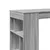 Produktbild 7 för Barbord med ställ grå sonoma-ek 102x50x103,5 cm konstruerat trä
