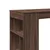 Produktbild 7 för Barbord med ställ brun ek 102x50x103,5 cm konstruerat trä