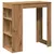 Produktbild 2 för Barbord med hyllor artisian-ek 102x50x103,5 cm konstruerat trä