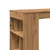 Produktbild 7 för Barbord med hyllor artisian-ek 102x50x103,5 cm konstruerat trä