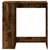 Produktbild 4 för Barbord med ställ rökfärgad ek 101x40x103,5 cm konstruerat trä