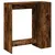 Produktbild 7 för Barbord med ställ rökfärgad ek 101x40x103,5 cm konstruerat trä