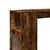 Produktbild 9 för Barbord med ställ rökfärgad ek 101x40x103,5 cm konstruerat trä