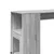 Produktbild 9 för Barbord med ställ grå sonoma-ek 101x40x103,5 cm konstruerat trä