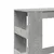 Produktbild 7 för Barbord med hyllor betonggrå 90x40x103,5 cm konstruerat trä