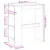 Produktbild 9 för Barbord med ställ rökfärgad ek 90x40x103,5 cm konstruerat trä