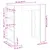 Produktbild 9 för Barbord med ställ vit 95x47x103,5 cm konstruerat trä