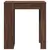 Produktbild 4 för Barbord med ställ brun ek 95x47x103,5 cm konstruerat trä