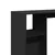Produktbild 7 för Barbord med hylla svart 124x46x103,5 cm konstruerat trä