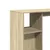 Produktbild 7 för Barbord med hylla sonoma-ek 124x46x103,5 cm konstruerat trä