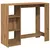 Produktbild 2 för Barbord med hylla artisian-ek 124x46x103,5 cm konstruerat trä