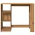 Produktbild 4 för Barbord med hylla artisian-ek 124x46x103,5 cm konstruerat trä