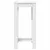 Produktbild 4 för Barbord vit 51x50x103,5 cm konstruerat trä