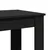 Produktbild 7 för Barbord svart 51x50x103,5 cm konstruerat trä