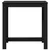 Produktbild 4 för Barbord svart 102x50x103,5 cm konstruerat trä