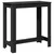 Produktbild 6 för Barbord svart 102x50x103,5 cm konstruerat trä