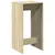 Produktbild 2 för Barbord sonoma-ek 51x50x103,5 cm konstruerat trä