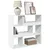 Produktbild 3 för Bokhylla/rumsavdelare vit 100x33x94,5 cm