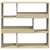Produktbild 4 för Bokhylla/Rumsavdelare sonoma-ek 100x33x94,5 cm