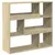 Produktbild 6 för Bokhylla/Rumsavdelare sonoma-ek 100x33x94,5 cm