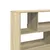 Produktbild 7 för Bokhylla/Rumsavdelare sonoma-ek 100x33x94,5 cm