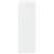 Produktbild 5 för Bokhylla/rumsavdelare vit 100x33x94,5 cm