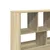 Produktbild 7 för Bokhylla/Rumsavdelare sonoma-ek 100x33x94,5 cm