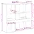 Produktbild 9 för Bokhylla/Rumsavdelare sonoma-ek 100x33x94,5 cm