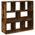 Produktbild 2 för Bokhylla/rumsavdelare rökfärgad ek 100x33x94,5 cm