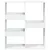 Produktbild 4 för Bokhylla/rumsavdelare vit 100x33x115 cm