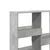 Produktbild 7 för Bokhylla/Rumsavdelare betonggrå 100x33x115 cm