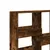 Produktbild 7 för Bokhylla/rumsavdelare rökfärgad ek 100x33x115 cm