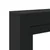 Produktbild 7 för Spiselkrans svart 100x30x87,5 cm konstruerat trä