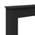 Produktbild 7 för Spiselkrans svart 75x20x87,5 cm konstruerat trä