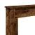 Produktbild 7 för Spiselkrans rökfärgad ek 75x20x87,5 cm konstruerat trä