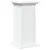 Produktbild 8 för Piedestal med förvaring vit 31x30x60 cm konstruerat trä