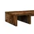 Produktbild 7 för Skärmställ justerbart 80x24x10,5cm konstruerat trä rökfärgad ek