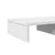 Produktbild 7 för Skärmställ vit 50x27x10 cm konstruerat trä