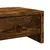 Produktbild 8 för Skärmställ med lådor rökfärgad ek 100x27x15 cm konstruerat trä