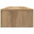 Produktbild 6 för Skärmställ med lådor ek 100x27x15 cm konstruerat trä