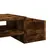 Produktbild 7 för Skärmställ förvaring rökfärgad ek 70x27x15 cm konstruerat trä