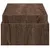 Produktbild 5 för Skärmställ med förvaring brun ek 100x27x15 cm konstruerat trä