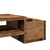 Produktbild 7 för Skärmställ med förvaring åldrat trä 100x27x15cm konstruerat trä