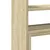 Produktbild 8 för Skrivbordshylla justerbar sonoma-ek 40x17x41 cm konstruerat trä