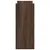 Produktbild 5 för Skrivbordshylla justerbar brun ek 40x17x41 cm konstruerat trä