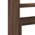 Produktbild 8 för Skrivbordshylla justerbar brun ek 40x17x41 cm konstruerat trä