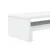 Produktbild 8 för Skärmställ vit 54x22x15 cm konstruerat trä