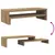 Produktbild 7 för Skärmställ ek 54x22x15 cm konstruerat trä